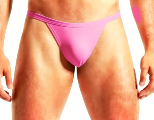 Men's Neon Pink Micro Thong - Image 2